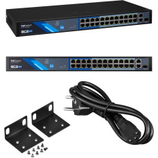 Allied Telesis Switch 24 portowy PoE 100Mbps, 2xRJ45 Gigabit Uplink + 1xSFP BCS-B-SP2402G-1SFP