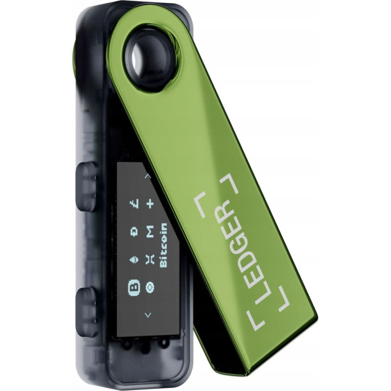Ledger Nano S Plus Oxidate Green Crypto Hardware Wallet