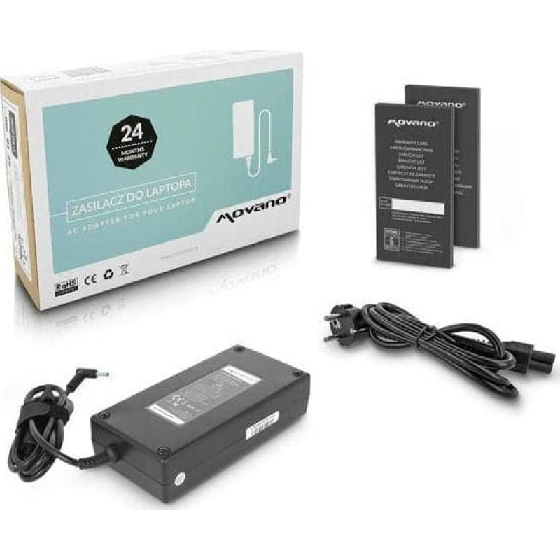 Movano Zasilacz do laptopa Movano 200 W, 3 mm, 10.3 A, 19.5 V (ZZ/HP195103)
