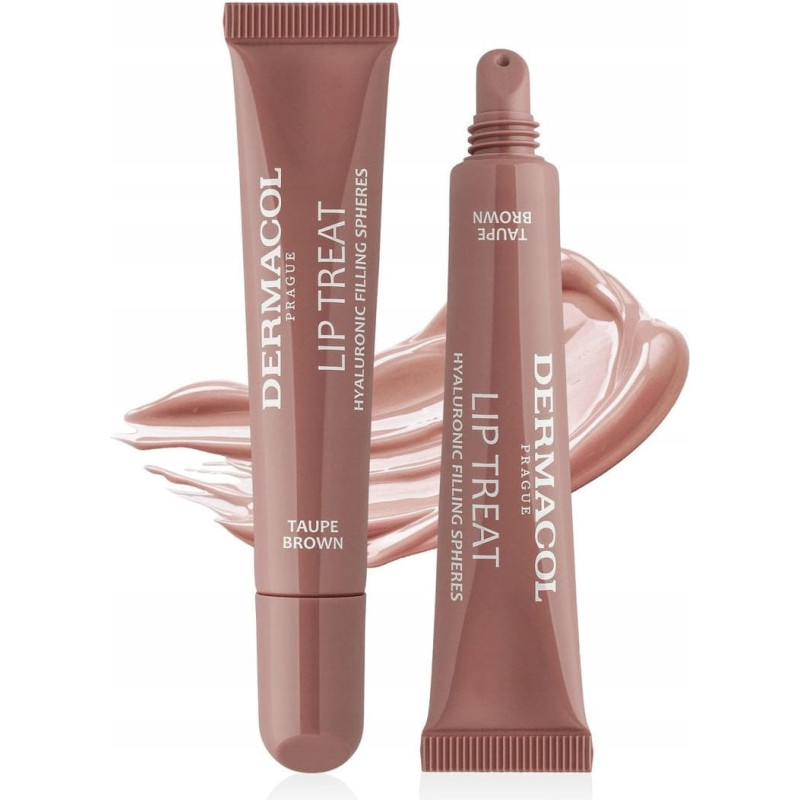 Maybelline DERMACOL_Lip Treat nawilżający błyszczyk do ust 9 Taupe Brown 10ml