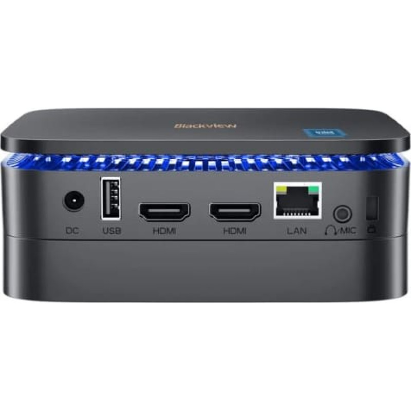 Blackview Mini PC MP60 N150 16GB 1TB Win 11 Pro Black