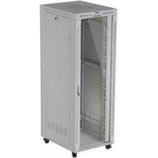 Lanberg Szafa instalacyjna rack stojąca 47U 800x1000 szara drzwi przeszkolne LCD ( flat pack) V2