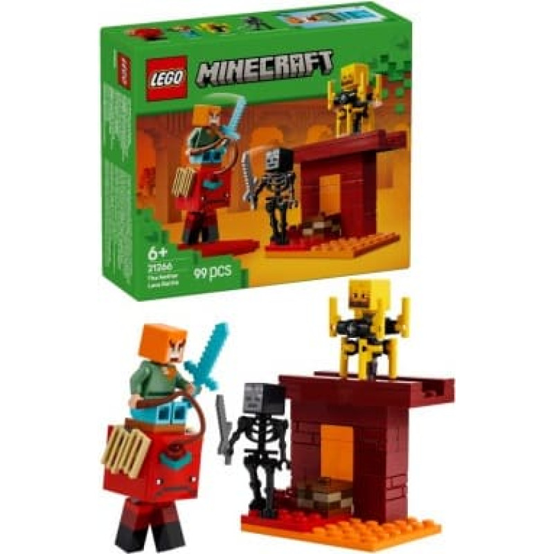 Lego Minecraft 21266 The Nether Lava Battle