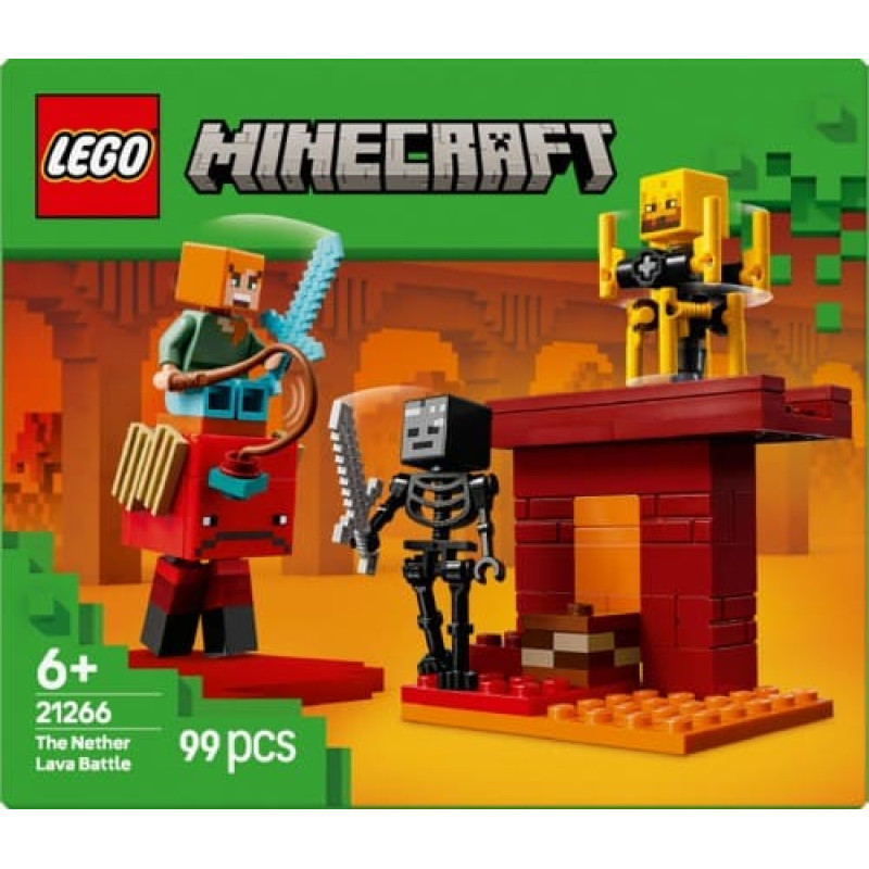 Lego Minecraft 21266 The Nether Lava Battle