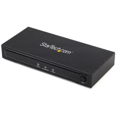 Startech .com VID2HDCON2 S-Video oder Composite zu HDMI Konverter mit Audio (720p, NTSC & PAL, HDMI Upscaler, Mac & Windows) - Videokonverter - Composite Video, S-video - HDMI - Schwarz