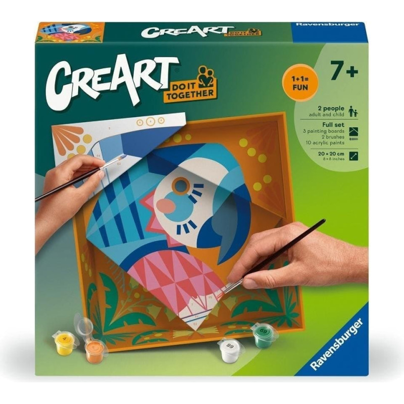Ravensburger CreArt Do it together: Papuga