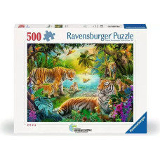 Ravensburger Puzzle 2D: Rodzina Tygrysów 500el