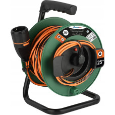 Emos Ilgiklis rite ELECTRALINE, 1 lizd., 25 m, su iz., 3 x 1,0, H05VV-F, 16A, kistukinis lizdas su uzrakt