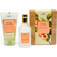 4711 Set 4711: Acqua Colonia White Peach & Coriander, Eau De Cologne, Unisex, 50 ml + Acqua Colonia, White Peach & Coriander, Moisturizing, Shower Gel, Body, All Skin Types, 75 ml Unisex