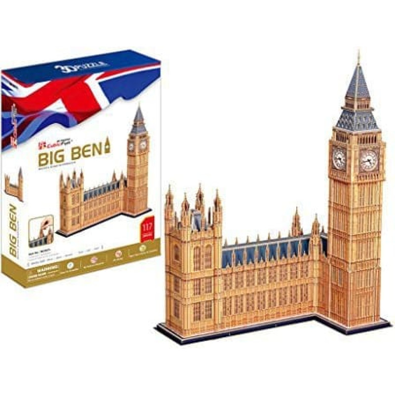 Cubicfun PUZZLE 3D Zegar Big Ben duży zestaw - 20087/MC087H
