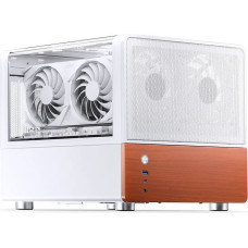 Jonsbo V12 PC-Gehäuse, Mini-Tower, Micro-ATX - weiß