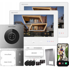 Hikvision Zestaw wideodomofonowy Hikvision 2-wire DS-KIS705EY/2Monitors