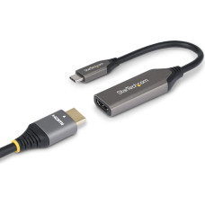 Startech .COM USB-C zu HDMI Adapter 8K 60Hz und 4K 120Hz Thunderbolt und USB4 Kompatibel USBC auf HDMI 2.1 Konverter USB-C Videoadapt