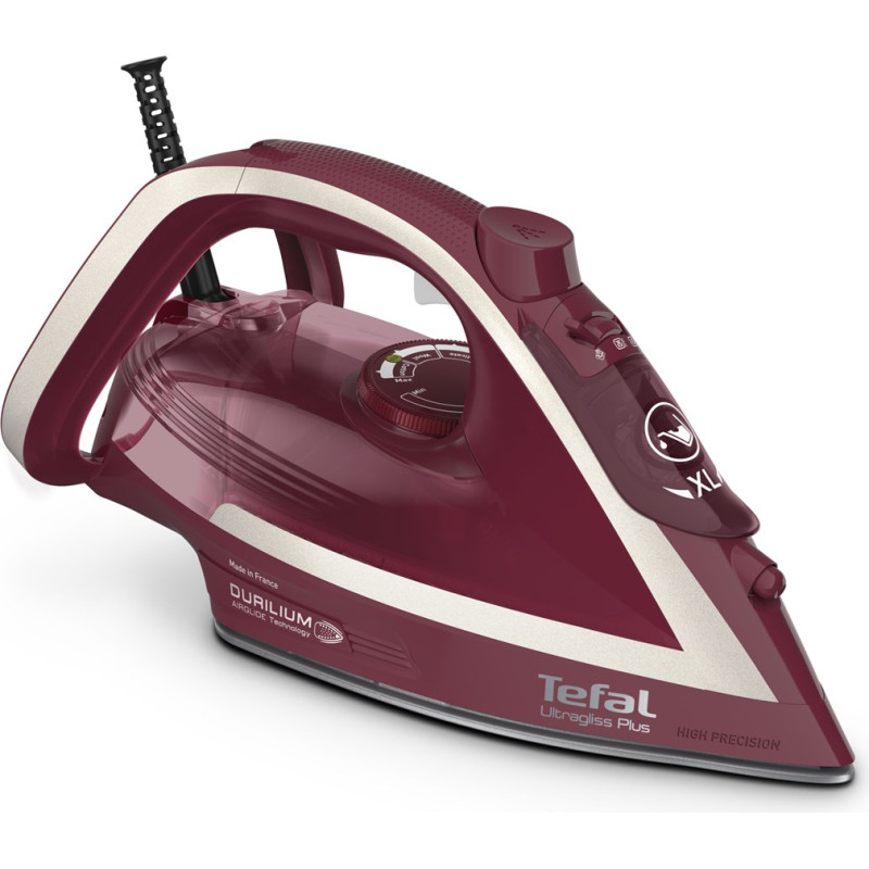 Tefal Ultimate Pure FV6820 tvaika gludeklis 2800 W sarkans, sudrabs