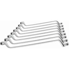 Högert Technik Zestaw kluczy oczkowych 8 szt., CrV, 6-22 mm, DIN 838 HT1W598
