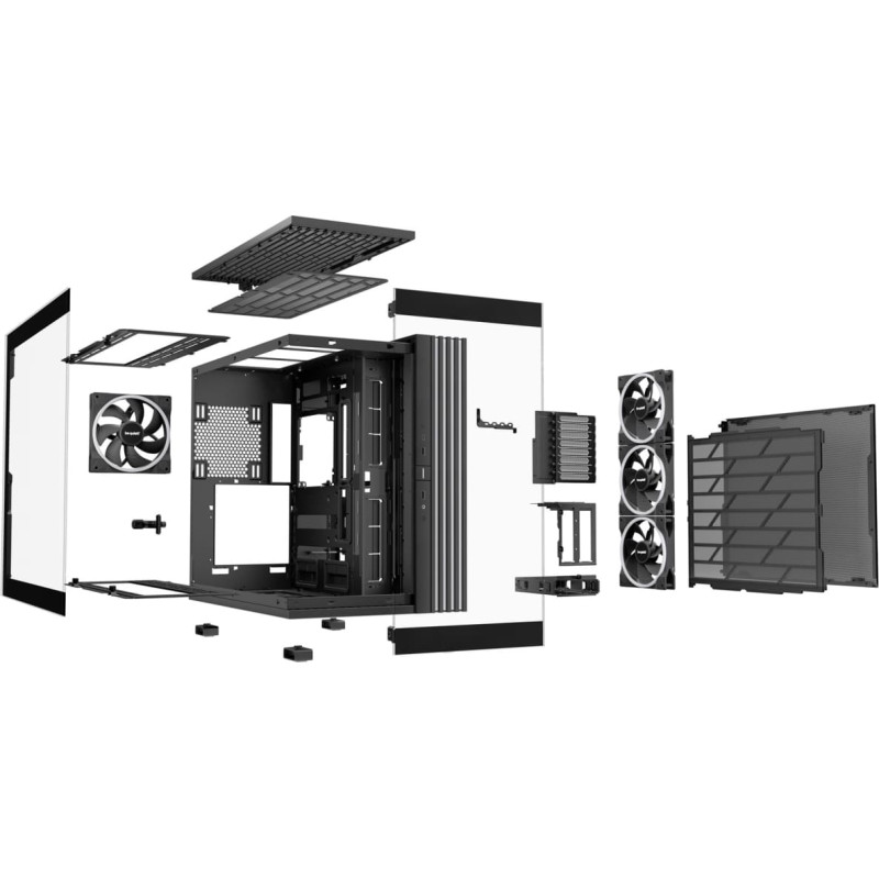 Be Quiet! LIGHT BASE 900 FX melns pilna izmēra tornis