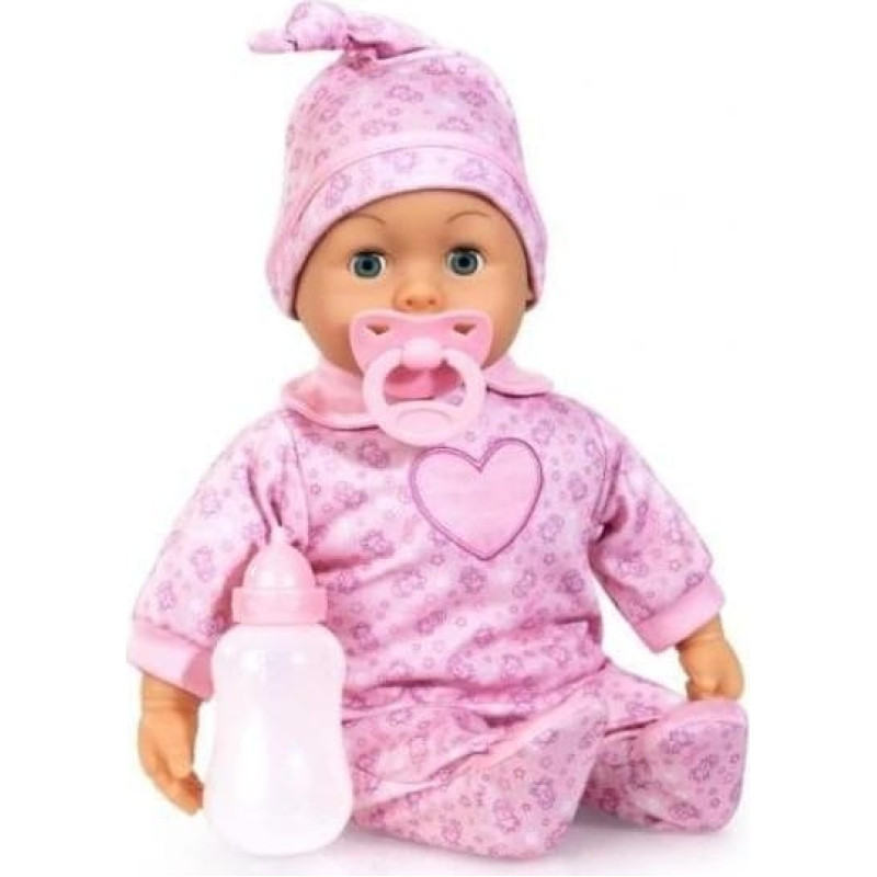 Bayer Bobas pierwsze słowa różowy 38cm