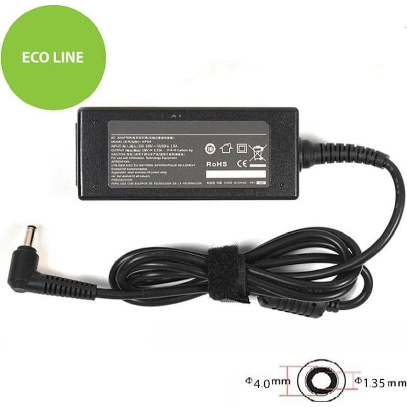 Extra Digital Zasilacz do laptopa Extra Digital Extra Digital Nešiojamo kompiuterio įkroviklis ASUS 33W: 19V, 1.75A