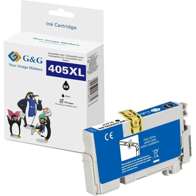 G&G XL-Druckerpatrone kompatibel mit Epson 405XL BK