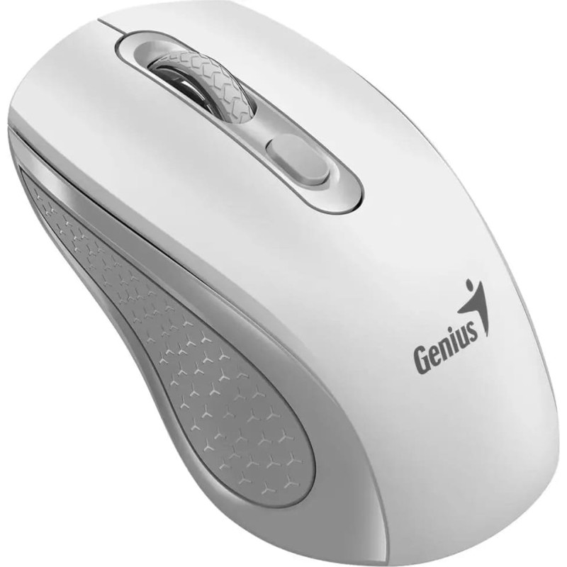 Genius Mysz Genius Myś NX-8025S, Bezprzewodowa, biało-szary