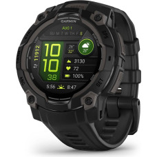 Garmin Instinct 3 AMOLED 3,05 см (1,2 дюйма) 45 мм Цифровой 390 x 390 пикселей Сенсорный экран Черный GPS (спутник)