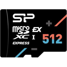 Silicon Power Memory card microSDXC 512GB Express 7.1, PCIe Gen 3x1, NVMe, 880MB/s