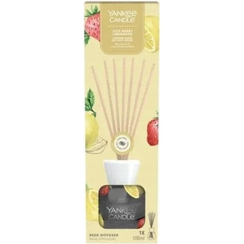 Aromika Namų kvapas su lazdelėmis Yankee The Signature Iced Berry Lemonade Reed, 100 ml