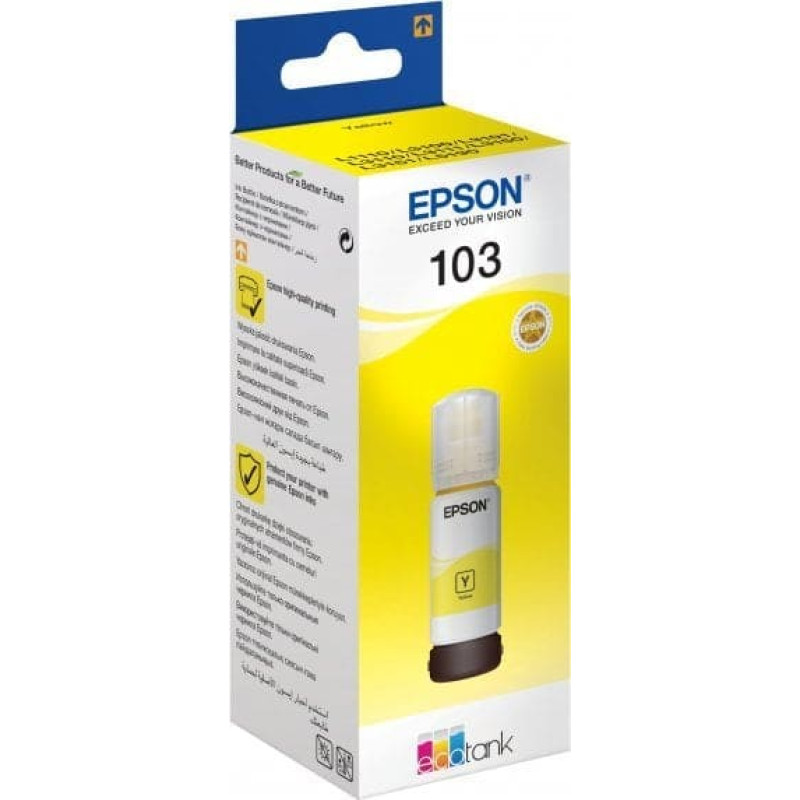 Epson EcoTank yellow T 103 65 ml               T 00S4