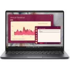 Dell Laptop Dell Pro 14 PC14250 W11P C7 150U/16GB/512GB/FgrPr/FHD IR Cam&Mic/WLAN+BT|14.0 FHD+|BcklKb/3C/65W/3YPS Magnetite color, textured finish