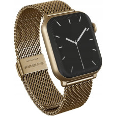 Swissten BURGA Metal Mesh Elegance for Apple Watch 38/40 mm (gold)