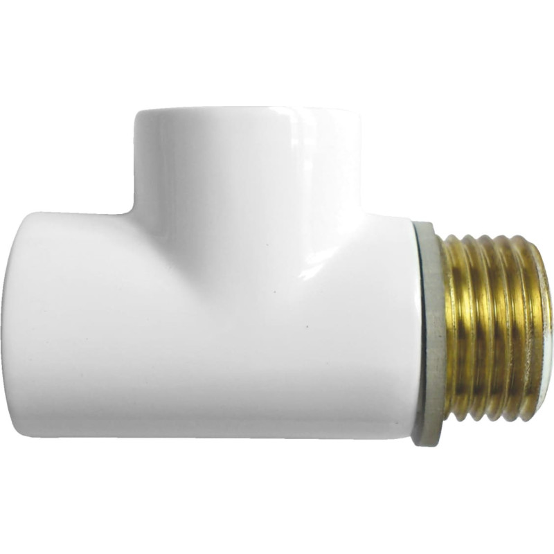 Ferro Trójnik 1/2” do grzałki biały (T-KUS.1)