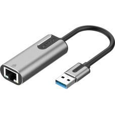 Vention USB 3.0-A uz gigabitu Ethernet adapteris, pelēks, 0,15 m, alumīnija sakausējuma tips