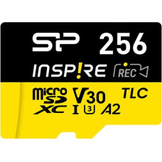 Silicon Power Memory card Silicon Power Inspire 256 GB MicroSDXC V30 UHS-I U3 A2 4K + adapter (SP256GBSTXLA2V1NSP)