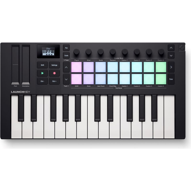 Novation Launchkey Mini 25 MK4 - MIDI klaviatūra ar 25 taustiņiem