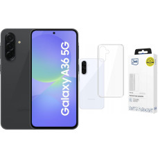 Samsung Smartfon Samsung Galaxy A36 5G 6/128GB Czarny  (SM-A366BZKBEUE) + Etui Clear Case