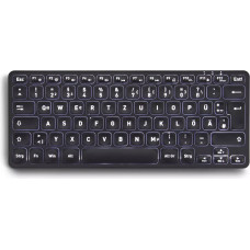 Perixx Klawiatura Perixx Perixx PERIBOARD-732B DE, Mini Keyboard Wireless, with backlight, black