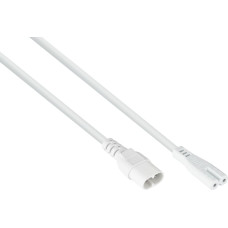 Alcasa Kabelmeister SK0870-W005 kabel zasilające Biały 0,5 m C8 panel IEC C7