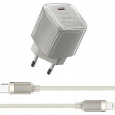Wiwu ładowarka Jello 30W GaN Charger Sets Wi-U017 C-L, EU Plug