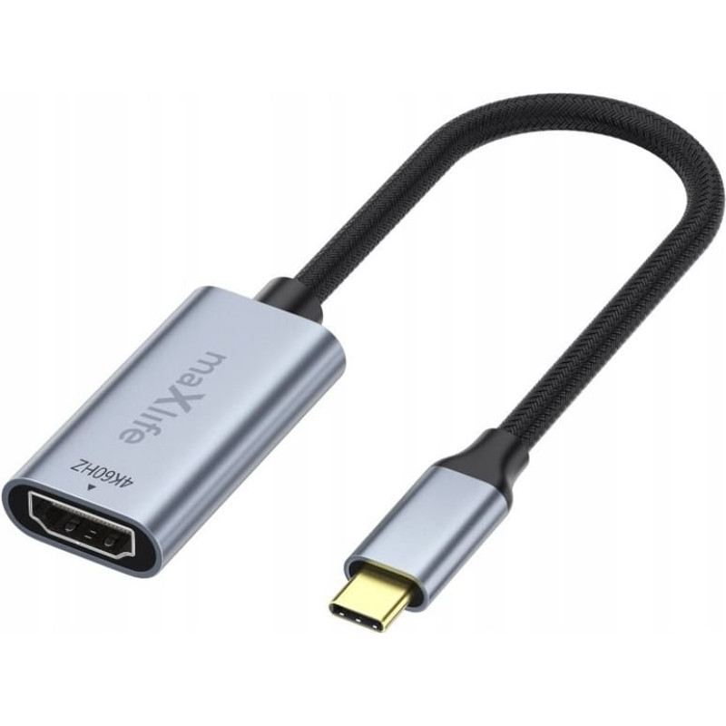 Noname Maxlife adapter MXHC-01 HDMI - USB-C 4K 60HZ czarny
