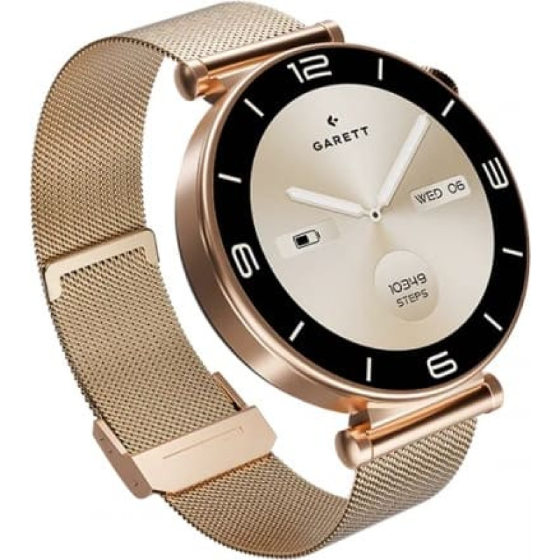 Garett Electronics Smartwatch Rose Gold Mesh
