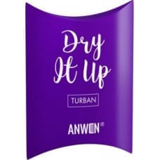 Anwen ANWEN_Dry It Up turban do włosów Czarny