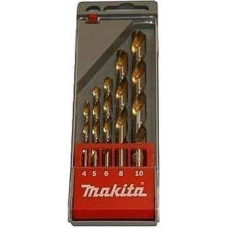 Makita Wiertło do metalu Makita HSS walcowe 4 5 6 10 8mm zestaw (D-30514)