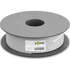 Goobay Netzwerkkabel Cat.5e, U/UTP (grau, 100 Meter, flexibel)