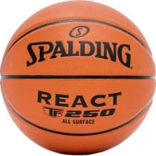 Spalding Piłka do koszykówki koszykowa Spalding React TF-250 brązowa 76802Z 6