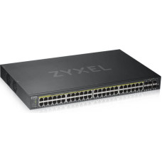 Zyxel GS1920-48HPV2 Managed Gigabit Ethernet (10/100/1000) Power over Ethernet (PoE) Black