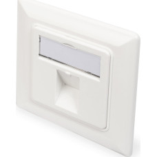 Digitus Assmann DIGITUS FACEPLATE FOR KEYSTONE/JACKS 1XRJ45 80X80MM