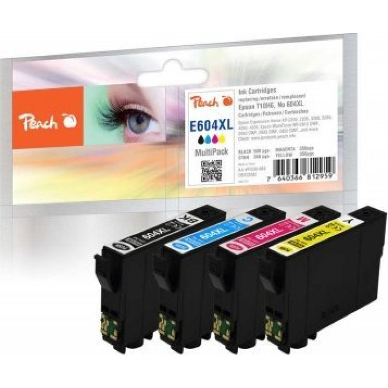 Peach Peach Patrone Epson T10H6, 604XL MultiPack kompatibel