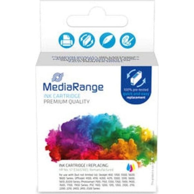 Triton MediaRange MRHP57CMY nabój z tuszem 1 szt. Zamiennik Cyjan, Purpurowy, Żółty