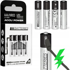 Liibateries LIIBATTERIES AKUMULATORY LI-ON TYPU AAA 4szt