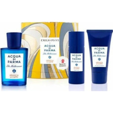 Acqua Di Parma Set Acqua di Parma: Blu Mediterraneo Arancia di Capri, Eau De Toilette, Unisex, 75 ml + Blu Mediterraneo Arancia di Capri, Body Lotion, All Over The Body, 50 ml + Blu Mediterraneo Arancia di Capri, Cleansing, Shower Gel, For All Skin Types